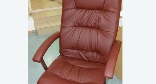 Обтяжка офисного кресла. Еманжелинск