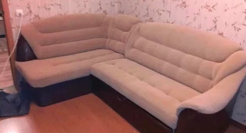 Перетяжка углового дивана. Еманжелинск